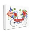thumbnail image 4 of Stupell Industries Floral Americana Bicycle Transportation Painting Gallery Wrapped Canvas Print Wall Art, 40 x 30, 4 of 8