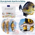 thumbnail image 7 of Qualyqualy Ice Fishing Jigs Lure Kit Gear Crappie Panfish 38 Pieces, 7 of 7