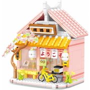 Traditonal Korean House Building Blocks, Architecture Korean Style Street View Toy Set, Home Décor Model Gifts for Lovers of Korean, Kids, Girls, 613 Pcs