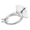 thumbnail image 5 of Llavero con anillo de compromiso de diamantes grandes, ideal como regalo romántico para bodas., 5 of 5