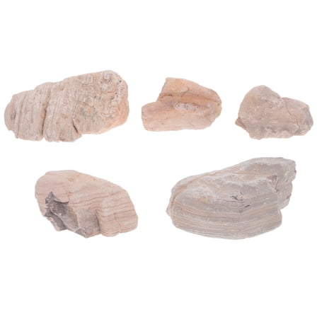 WRISTBIQUE 5pcs Beige Simulated Rocks for Landscaping and Garden Outdoor Decoration Stones