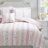 Simply Shabby Chic Reversible Ditsy Floral 3-Piece Quilt Set, Full ...