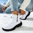 thumbnail image 6 of Bnwani Boots for Women,Winter Boots,Round Toe,Water-Resistant,Non-slip,Warm,White,42(US:9), 6 of 6