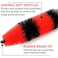 thumbnail image 2 of Wheel Rim Brush, Soft Bristle Long Master Car Wheel Brush Easy Reach Rim Tire Detailing Brush Car Washing Brush for Wheels Rims Exhaust Tips Vehicle Engine Motorcycles, No Scratches, 2 of 5