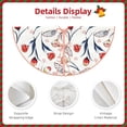 thumbnail image 3 of Haiem Tulips Flowers Pattern Christmas Tree Skirt Merry Christmas Party Christmas Tree Decoration,New Year Decorations-48", 3 of 6