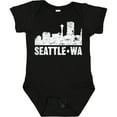 thumbnail image 3 of Inktastic Seattle Skyline Grunge Boys or Girls Baby Bodysuit, 3 of 5