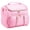 Pink, variant on NUAHRHY Large Knitting Bag Crochet Bag Organizer Waterproof Oxford Yarn Storage Tote for Knitting Needles and Hooks Blue