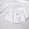 thumbnail image 6 of 100% Cotton Ruffle Pillowcase Ruffled Pillow Cover White Pillow Case, 6 of 8