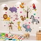 thumbnail image 1 of Etiqueta de la pared de animales para niños, zoológico de dibujos animados, calcomanía artística artesanal, papel tapiz autoadhesivo, Mural extraíble, decorar para sala de esta, 1 of 2