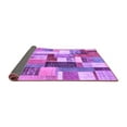 thumbnail image 2 of Ahgly Company Indoor Round Patchwork Purple Transitional Area Rugs, 8' Round, 2 of 4
