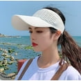 thumbnail image 2 of CoCopeaunts Visors for Women Sun Hat Beach Hat Sport Sun Visor Casual Summer Wide Brim Hat UV Protection Tennis Golf Hiking Cap, 2 of 8