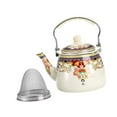 thumbnail image 3 of Siruishop Enamel Tea Kettle 3.3L with Handle Coffee Pot for Party Household Restaurant Multicolor, 3 of 8
