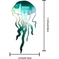 thumbnail image 2 of Solucky Metal Sea Creature Wall Decor, Metal Dolphin/jellyfish/octopus Spray Wall Decor, Metal Wall Art Decor, Aquarium Ocean Wall Decor for Bedroom Living Room Office, Ocean Lovers (18), 2 of 6