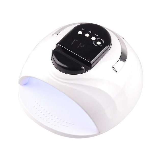 Black Portable Us Plug Smart 4-gear Timing 42 Led Uv Light Nail Lamp con soporte para teléfono,11 Feliz Sencillez