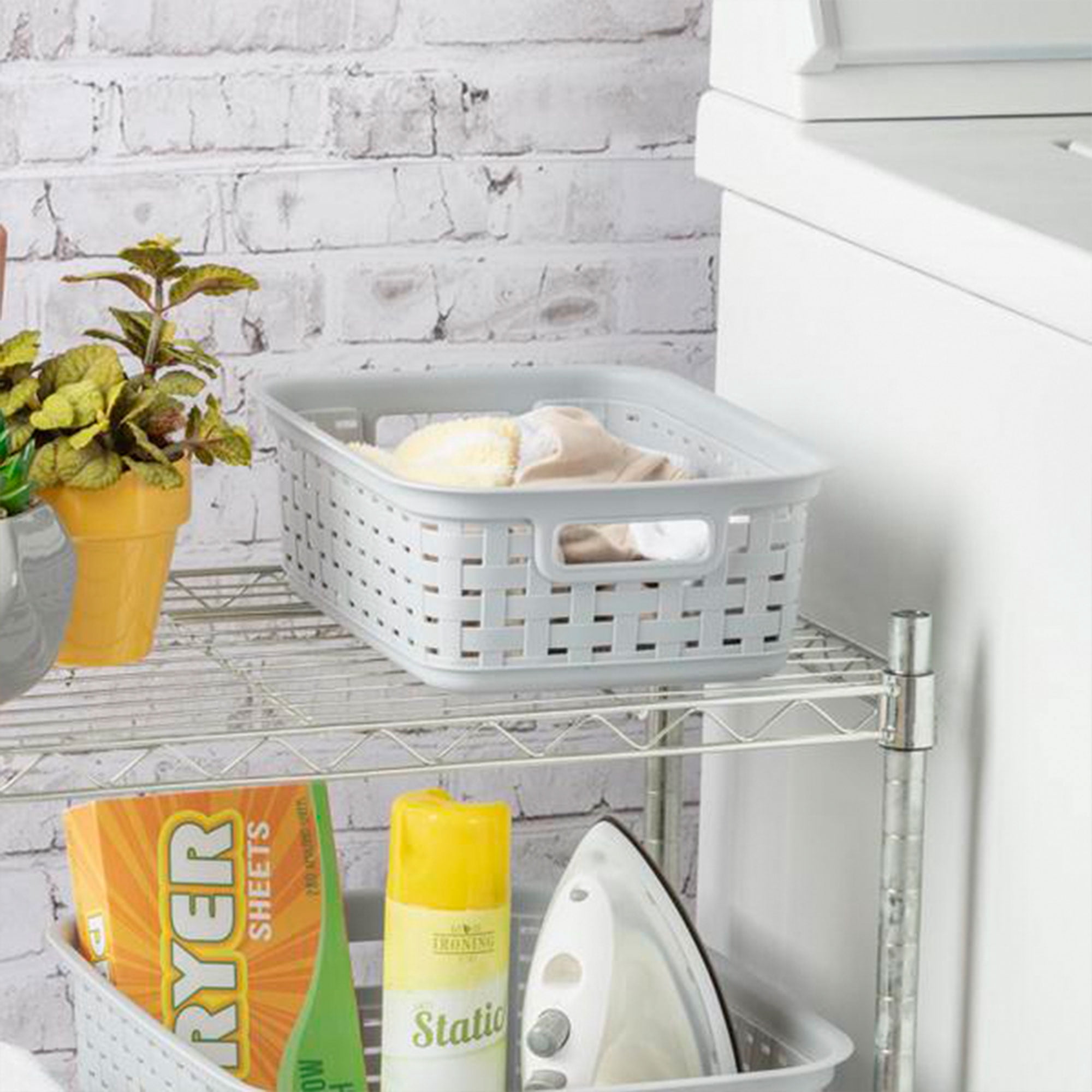 Sterilite Plastic Storage Basket