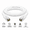 White, variant on Cat8 Round 24 AWG Black Ethernet Cable 1ft,5ft,10ft,25ft,40ft,50ft,100ft,500ft,1000ft, 1 Pc Pack, 40Gbps 2000MHz Network Patch Cord, S/FTP Shielded LAN Cable