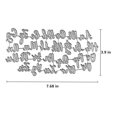 thumbnail image 2 of Troqueles de corte AHTOLS de 26 letras mayúsculas y 26 minúsculas, 2 of 5