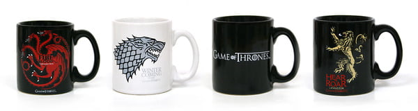 Game of Thrones Mugs Set of 4 Espresso 