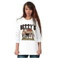 thumbnail image 3 of Vintage Cartoon Betty's Motorcycles Women's Long Sleeve T Shirt Brisco Brands L, 3 of 5