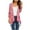 1-7-Hot Pink, variant on SELONE Lightweight Cardigans for Women Summer Long Sleeve Plus Size Tunic Open Front Cardigans Without Hoodie Flowers Beach Vacation Wear Multicolor S