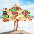 thumbnail image 2 of Tropical Ocean Palm Tree Beach Towel – Quick-Dry Microfiber Towel for Travel & Yoga, 2 of 6
