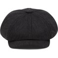 thumbnail image 3 of CoCopeaunts Newsboy Hats for Men Winter Hat Vintage Retro Octagonal Newsboy Cap Autumn Winter Artist Painter Beret Hat, 3 of 7