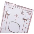 thumbnail image 4 of Compass Ruler Scale Magnifier - Scout Tool for Hiking, Camping, Boating, and Orienteering, 4 of 4