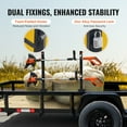 thumbnail image 4 of VEVOR Trimmer Rack, 2 Place Weeder Trimmer Rack, Trim Holder Trailer Rack Carrier , Mount On Landscape Truck Trailer Enclosed Trimmer Rack, 4 of 9