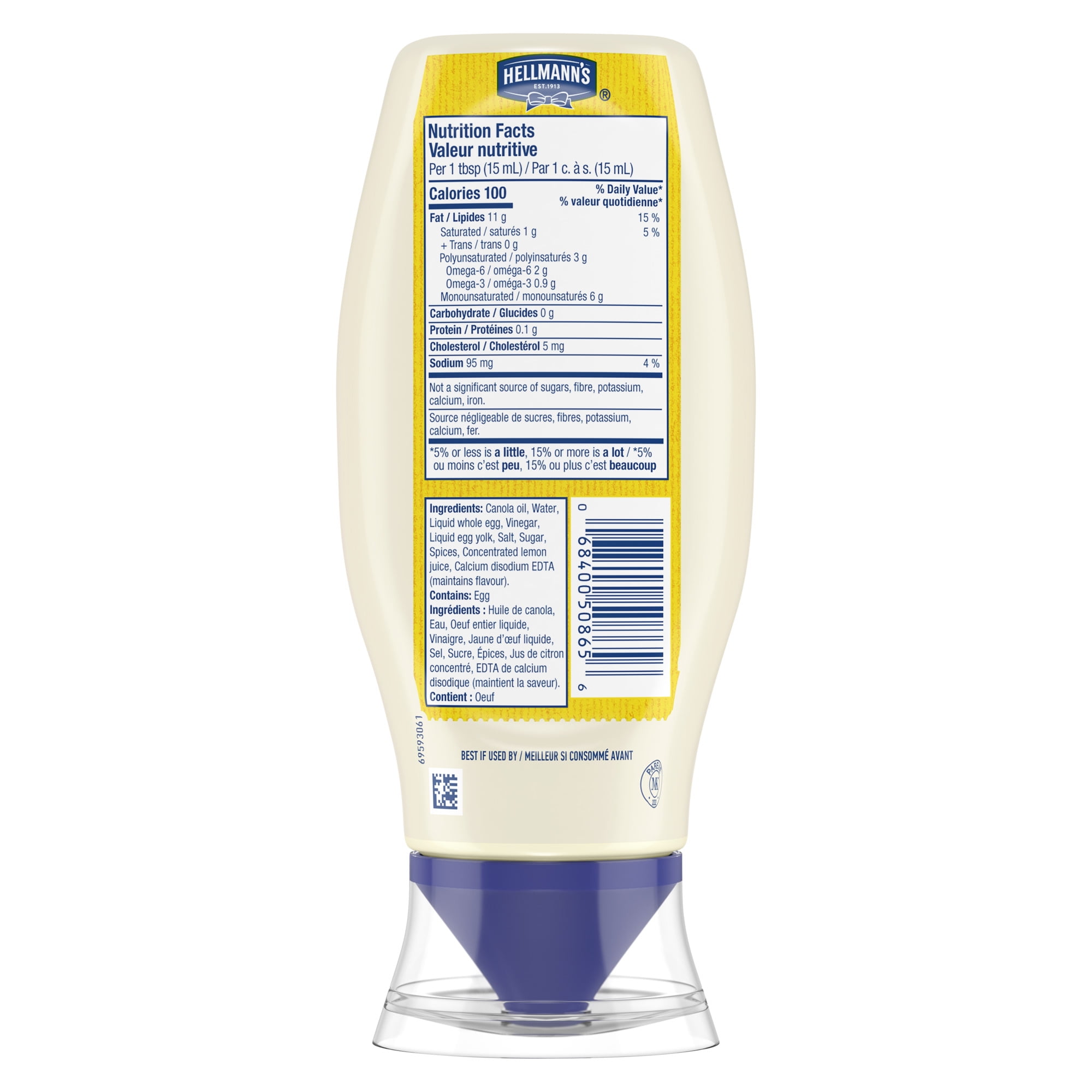 Hellmann's Real Mayonnaise, 340 mL, Real Mayonnaise