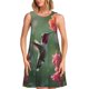 thumbnail image 1 of Disketp Humming Bird 1 para Vestido sin Mangas para Mujeres, Vestidos de Verano para Mujeres, Casual y Holgado para la Playa, 1 of 7