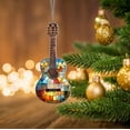 thumbnail image 4 of Personalized Guitar suncatcher Window hanging Musical Instrument acrylic Ornament Music Lover Gift Guitar Lover Gift, 4 of 4