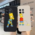 thumbnail image 2 of Case For Oneplus 5 6 9 9R 8 8T 7 7T A3 2 2V NORD 3 2 Lite Pro Simple Liquid Silicone Case Funny The S-Simpsons, 2 of 5