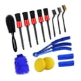 thumbnail image 3 of Juego de cepillos para detalles de coches, Kit de limpieza de coche, accesorio práctico multifuncional 15 piezas Estilo A, 3 of 8