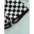 thumbnail image 6 of Baby Boys Shorts with Checkerboard Print, Elastic Waist Drawstring Casual Pocket Decoration Clothing 1 Months-3 Years, 6 of 6