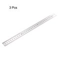 thumbnail image 2 of Unique Bargains 3 Pcs Steel Ruler, 12 inch Ruler, Metal Ruler, Inches and Centimeters Ruler, 2 of 4