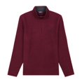 thumbnail image 4 of Suéter IZOD Thermosoft con cremallera hasta el pecho, terciopelo granate, talla L, 4 of 6