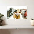 thumbnail image 2 of Elephant Stock Livestock Cows Splash Wall Art - Horizontal Canvas Wall Art - Living Room Wall Decor - Animal Canvas - Gray And Brown Decor - 12" x 8", 2 of 8
