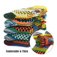 thumbnail image 3 of 5 Pack Womens Warm Socks Winter Thick Knitted Wool Crew Casual Socks Gift, 3 of 6