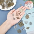 thumbnail image 2 of 1 Box 56Pcs 14 Styles Celtic Knot Charms Pagan Chinese Knot Flower of Life Connectors Chakra Tibetan Style Alloy Hollow Pendants for Crafts Supplies Antique Sliver Bronze, 2 of 9
