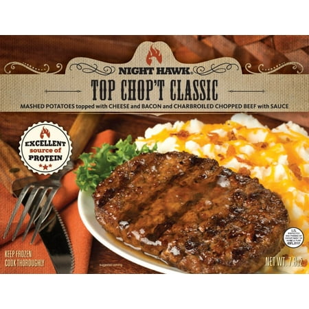 Night Hawk Top Chop't Classic Frozen meal, 7.8 oz. frozen