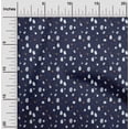 thumbnail image 2 of oneOone Polyester Spandex Navy Blue Fabric Abstract Craft Projects Decor Fabric Printed By The Yard 56 Inch Wide, 2 of 5