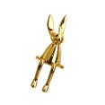 thumbnail image 2 of kurtrusly Sitting Rabbit Ornament Bunny Figurine for Bookshelf Living Room Bedroom Golden L 1Set, 2 of 6