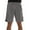 Grey Black, variant on At The Buzzer Mens Athletic Shorts with pockets (Black White, 2X)