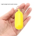 thumbnail image 3 of Anillo de llavero flotante Anti-perdido Figuración secundaria Sólido Luz de peso brillante Llavero de color brillante para navegar surfeando deportes al aire libre Yellow1PCS Eigraketly OD019474-02, 3 of 6