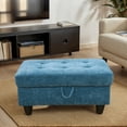 thumbnail image 2 of Flannel Living Room Storage Ottoman, 2 of 8