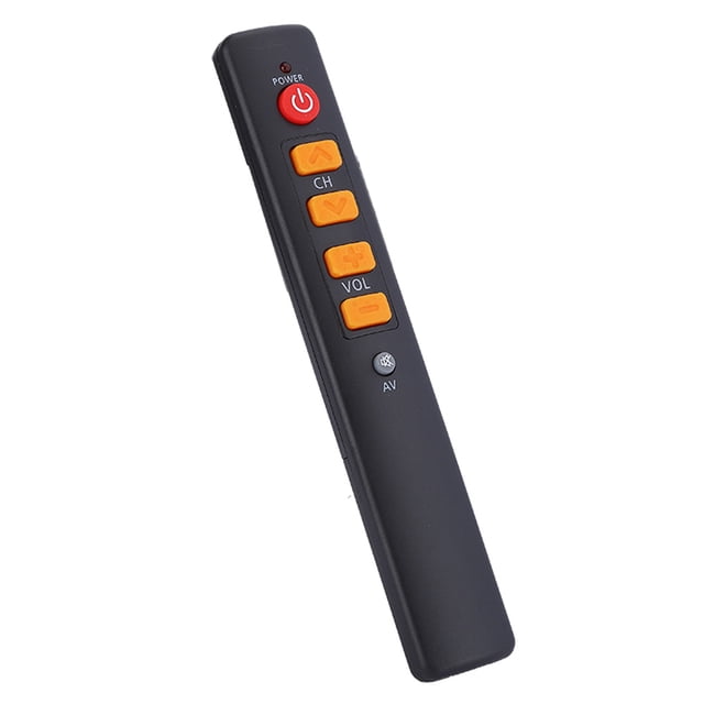Ccdes Mando a Distancia Universal con Función de Aprendizaje, Control Remoto de Reemplazo para TV/STB/DVD/DVB/HiFi/VCR(Amarillo)