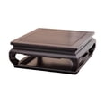 thumbnail image 1 of Square Purple Sandalwood Bonsai Base, Display Pedestal for Flowerpot Teapot, 1 of 6
