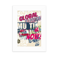 thumbnail image 1 of Graffiti Street Colorful Words Desktop Photo Frame Picture Display Decoration Art Painting, 1 of 3