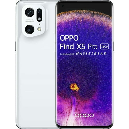 OPPO Find X5 Pro CPH2305 256GB 12GB RAM 5G DUAL SIM Global GSM Unlocked (White)