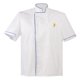 thumbnail image 2 of Uniforme de Chef Hugo duradero para hombre camisa de manga corta chaqueta Tops SG, 2 of 8